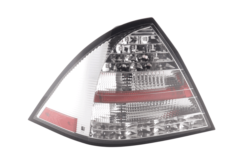 Mercedes W203 Chrome Clear LED Tail Lights (2005-2007)
