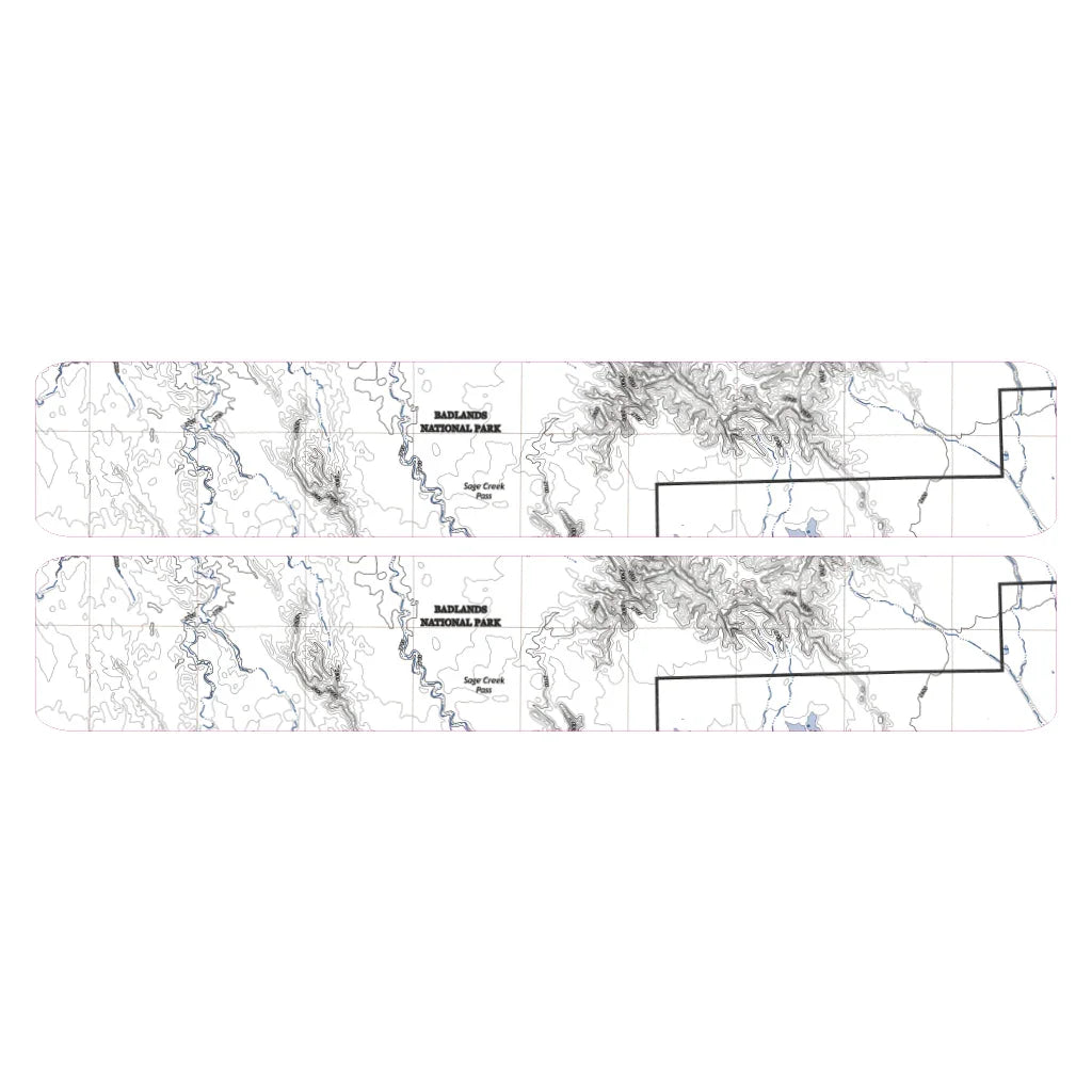 Printed Series Door Sill Protectors - 2021+ Bronco 2/4 Door