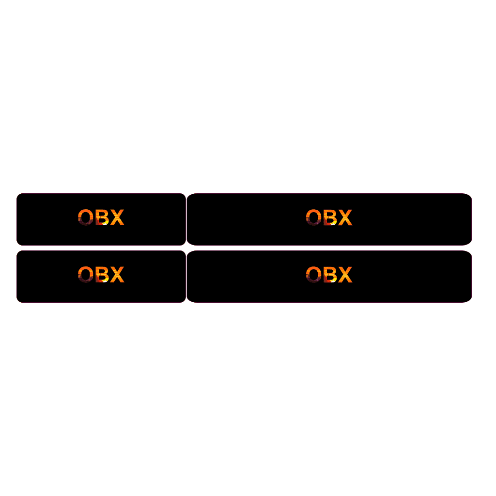 Printed Series Door Sill Protectors - 2021+ Bronco 2/4 Door