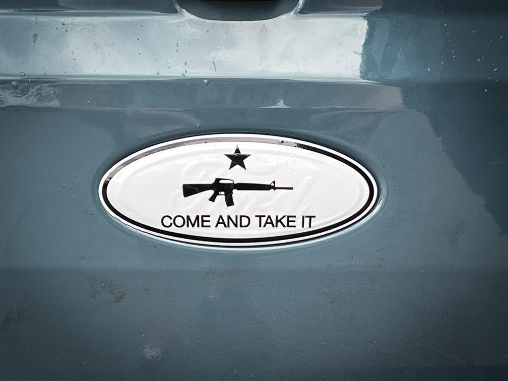 Printed Series Ford Bronco Rear Oval Emblem Overlays (Full Print) - 2021+ Bronco / Bronco Sport