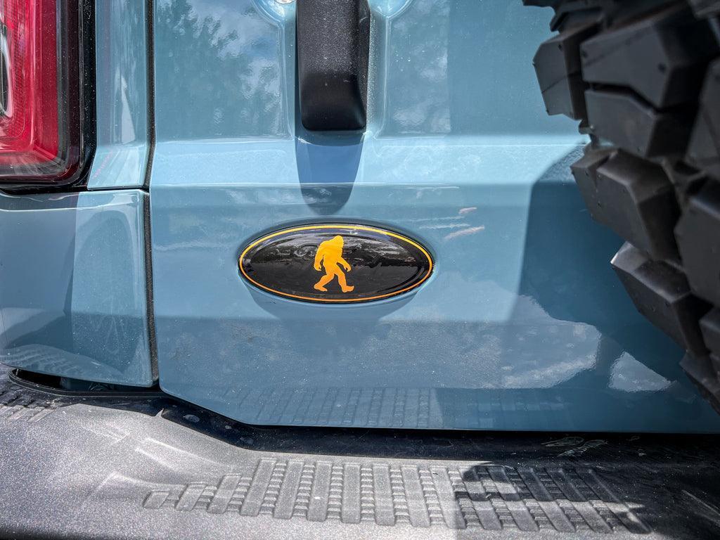 Printed Series Ford Bronco Rear Oval Emblem Overlays (Full Print) - 2021+ Bronco / Bronco Sport