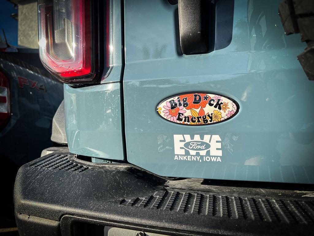 Printed Series Ford Bronco Rear Oval Emblem Overlays (Full Print) - 2021+ Bronco / Bronco Sport