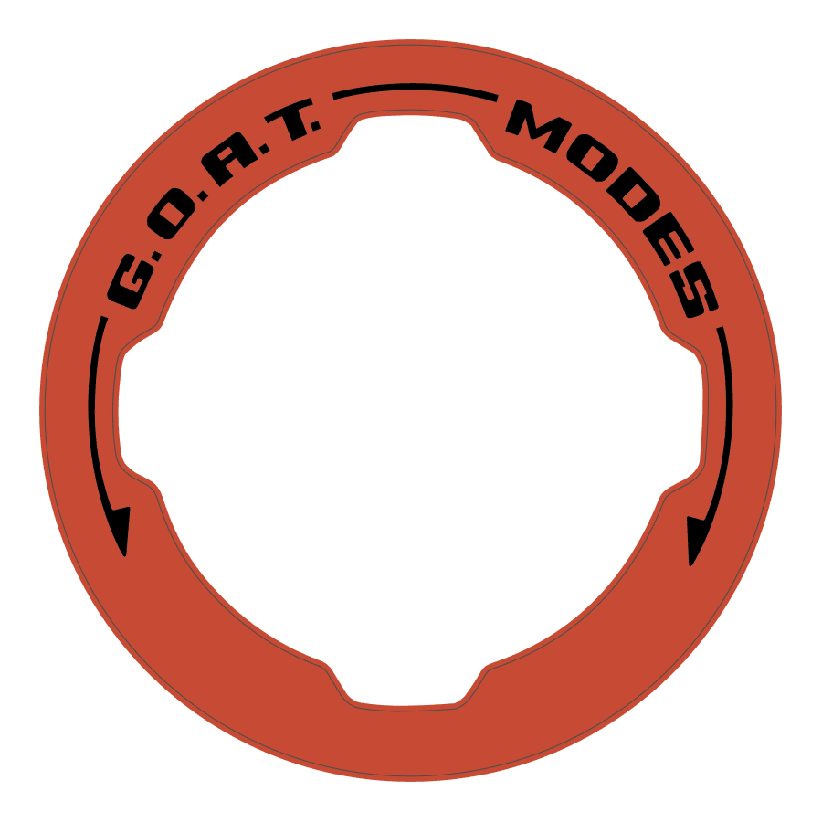 GOAT Mode Dial Ring Overlay V2 - 2021+ Bronco