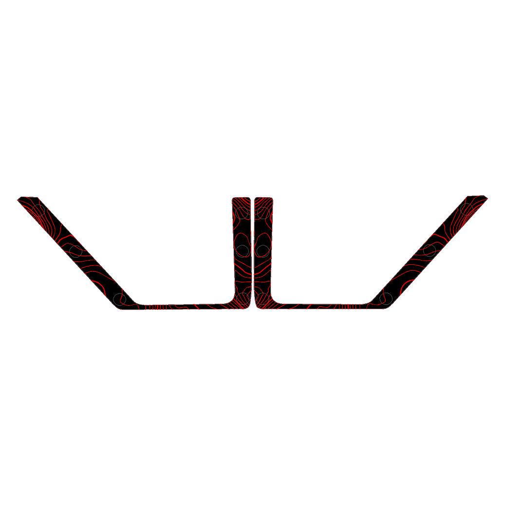 Topo Front Door Net Trim Overlay Kit (Printed Series) - 2021+ Bronco