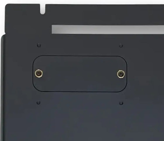 Engine Skid Plate Replacement Oil Filter Access Door - 09+ F-150 — Steel / Black Powdercoat