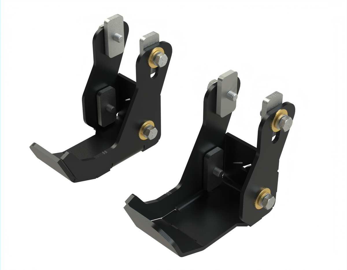 RCI Offroad Rear Shock Mount Skids | 25-Present 4Runner/24-Present Land cruiser/24-Present Tacoma - manufacturer catalog image