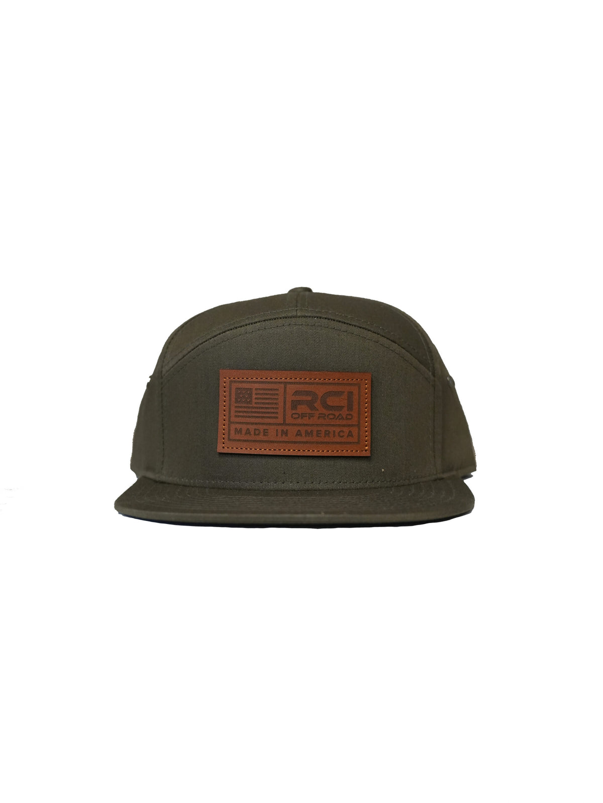 RCI Off Road RCI Leather Patch Hat Green