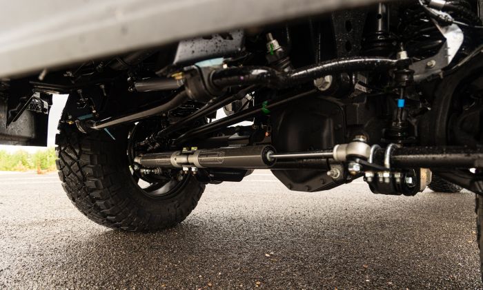 4" COIL SPRING SUSPENSION SYSTEM WITH FALCON MAX3.3 SHOCKS AND RADIUS ARMS - 2023-2026 FORD SUPER DUTY F250/F-350 4WD