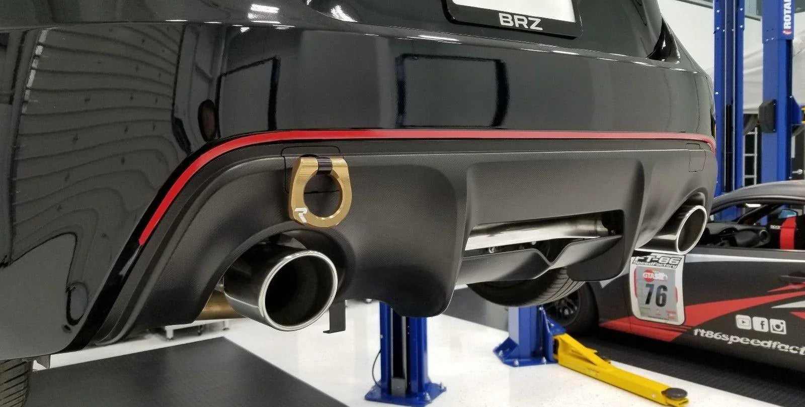 Rear Bumper STI Style Pinstripe - 2013-2020 Scion FR-S / Subaru BRZ / Toyota 86