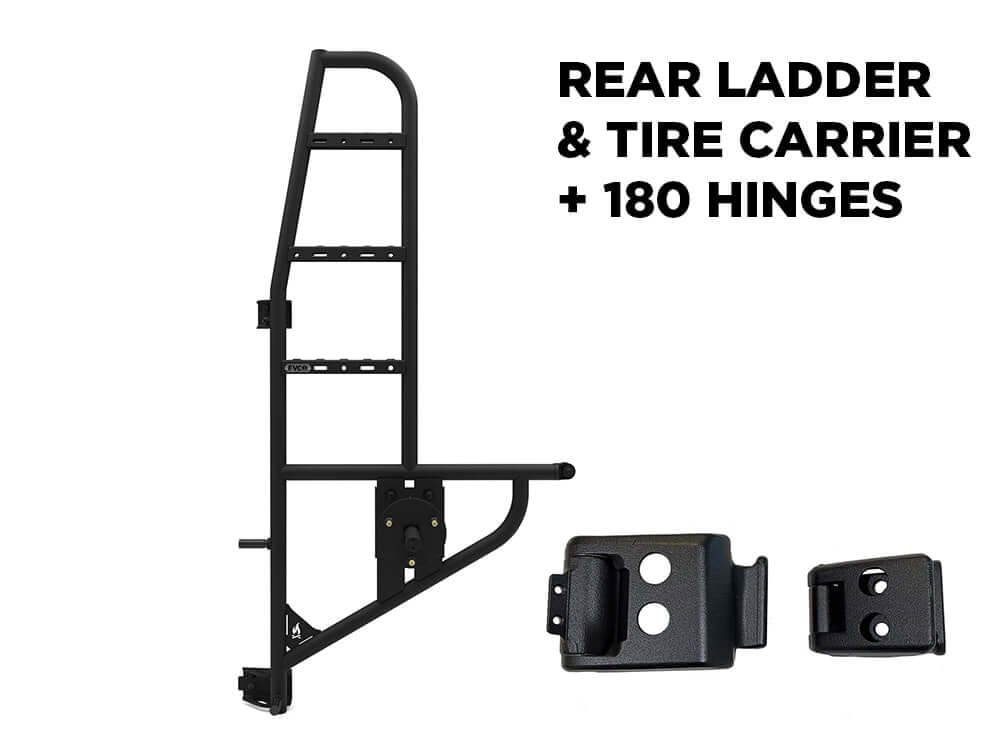 Sprinter Tire Carrier and Ladder + 180˚ Hinges