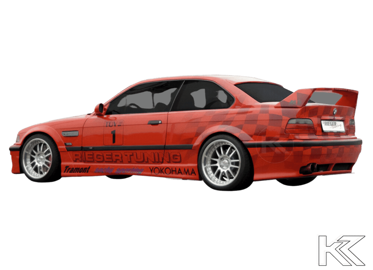 Rieger BMW E36 Sedan GT Wing wo/3rd Brake Light