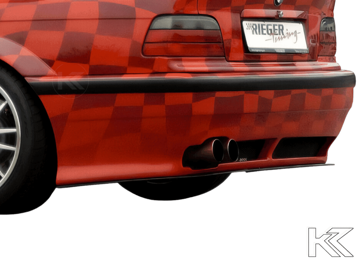 Rieger BMW E36 Vented Rear Bumper for Widebody