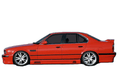 Rieger E34 Side Skirts - Vented Type 1