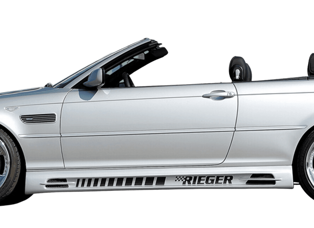 Rieger E46 Side Skirts - Vented Type 1