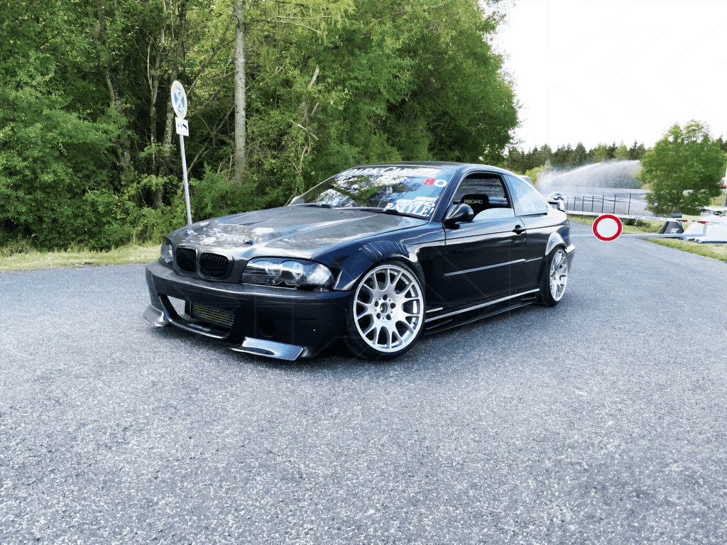 Rieger E46 Side Skirts - Vented Type 1