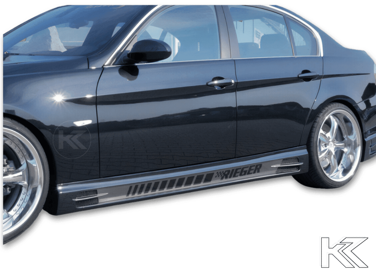 Rieger E90/91 Side Skirts - Vented Type 1
