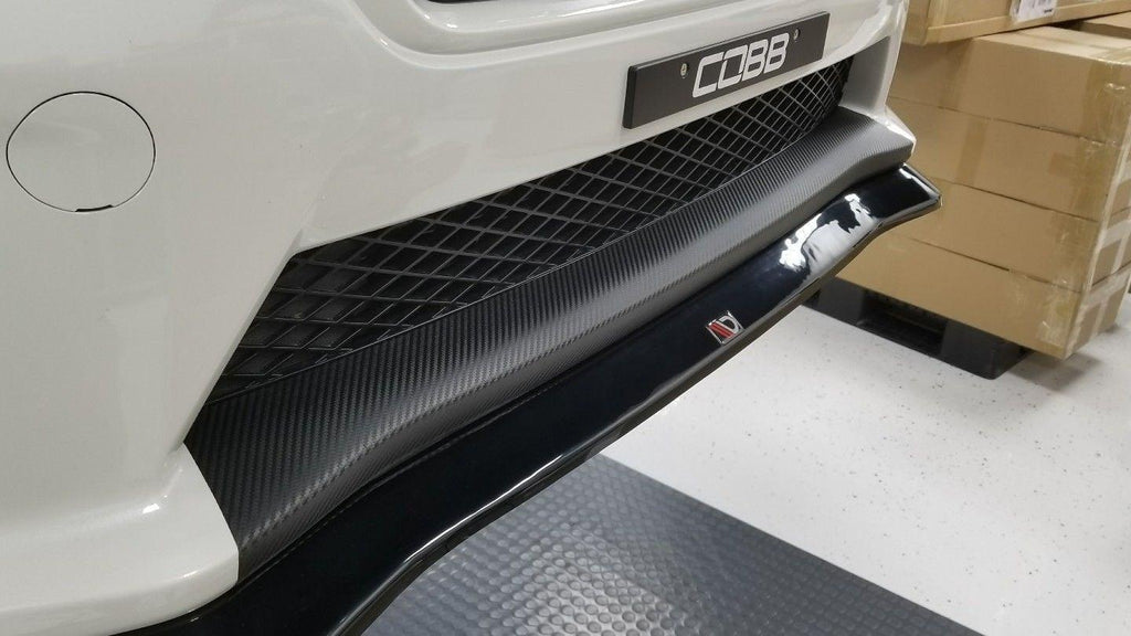 S207 Style Lower Bumper Overlay (Carbon Vinyl, Gloss Black, or Matte Black) - 2015-2017 WRX / STI