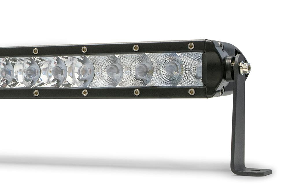Single Row LED Light Bar With Chrome Face