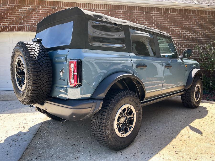 Smoked Sidemarker Overlays (Front and Rear) - 2021+ Bronco (w/ LED Taillights)
