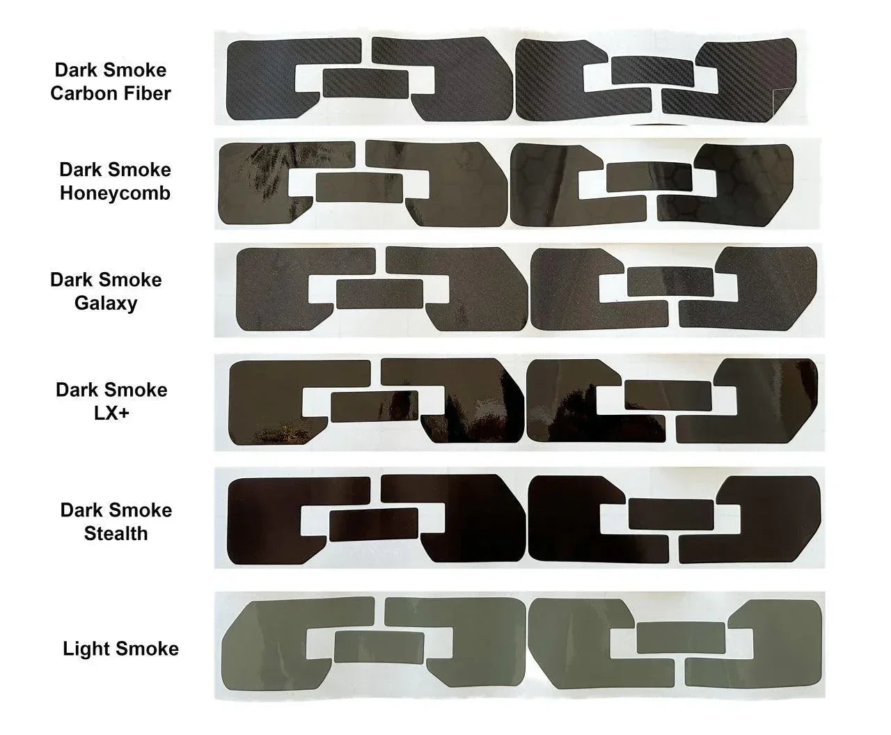 Smoked Sidemarker Overlays (Front Only) - 2024+ Ranger