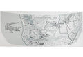 Stealth Clear Everglades Topographic Map Hood Overlay - 2021+ Bronco