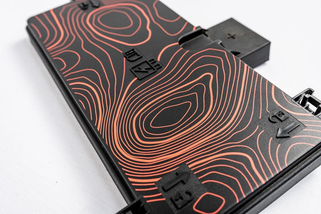 Topographic Map Premium Print Vinyl Rolls (3' or 6') - Matte Finish