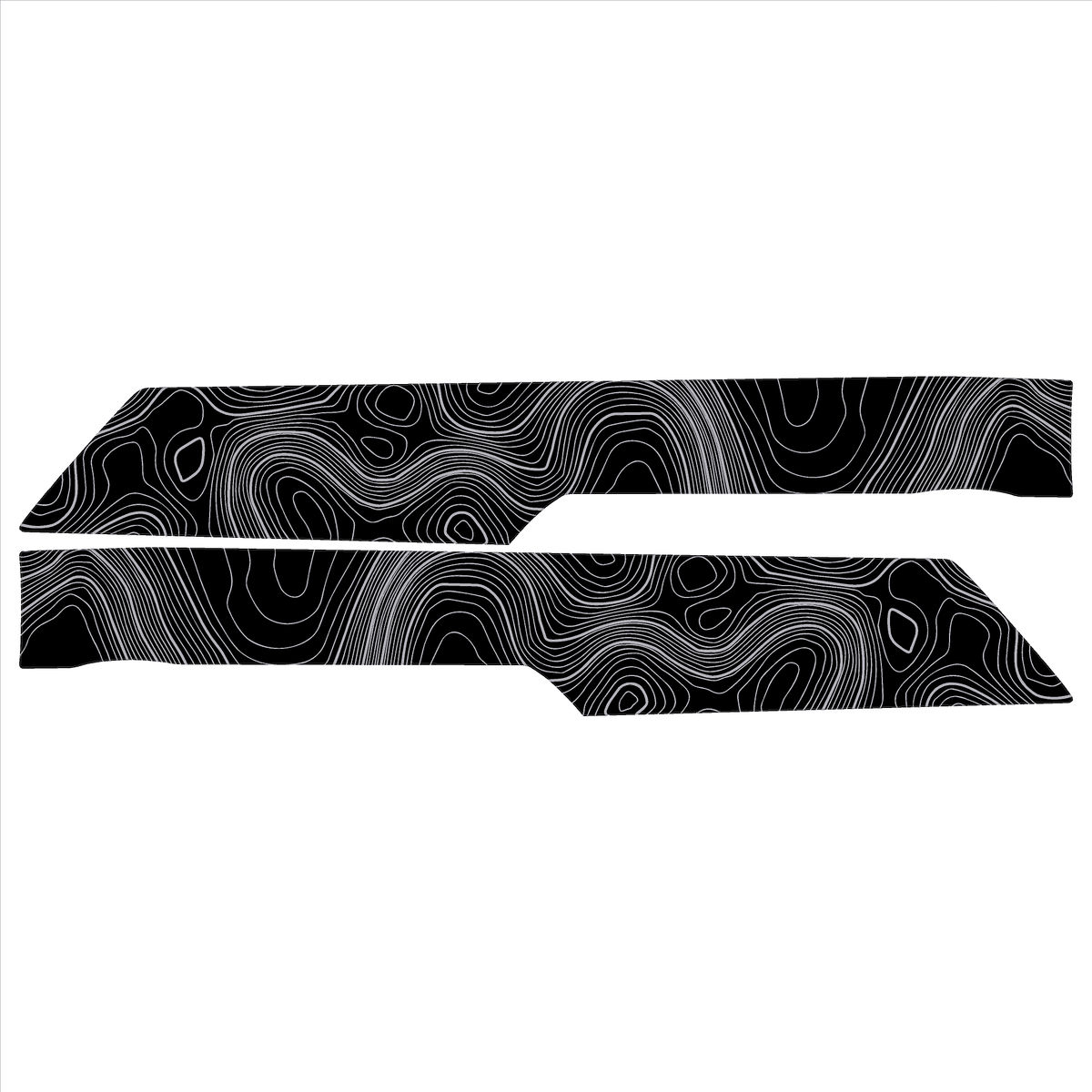 Topo Understeering Panel Overlay (Printed Series) - 2023+ Bronco (Type B)