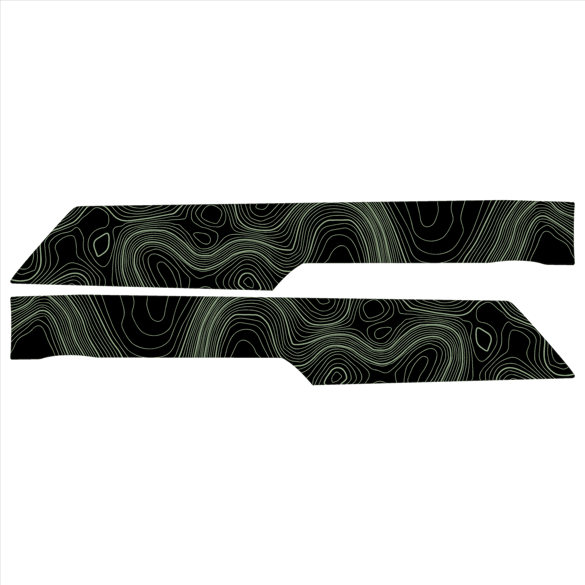 Topo Understeering Panel Overlay (Printed Series) - 2023+ Bronco (Type B)