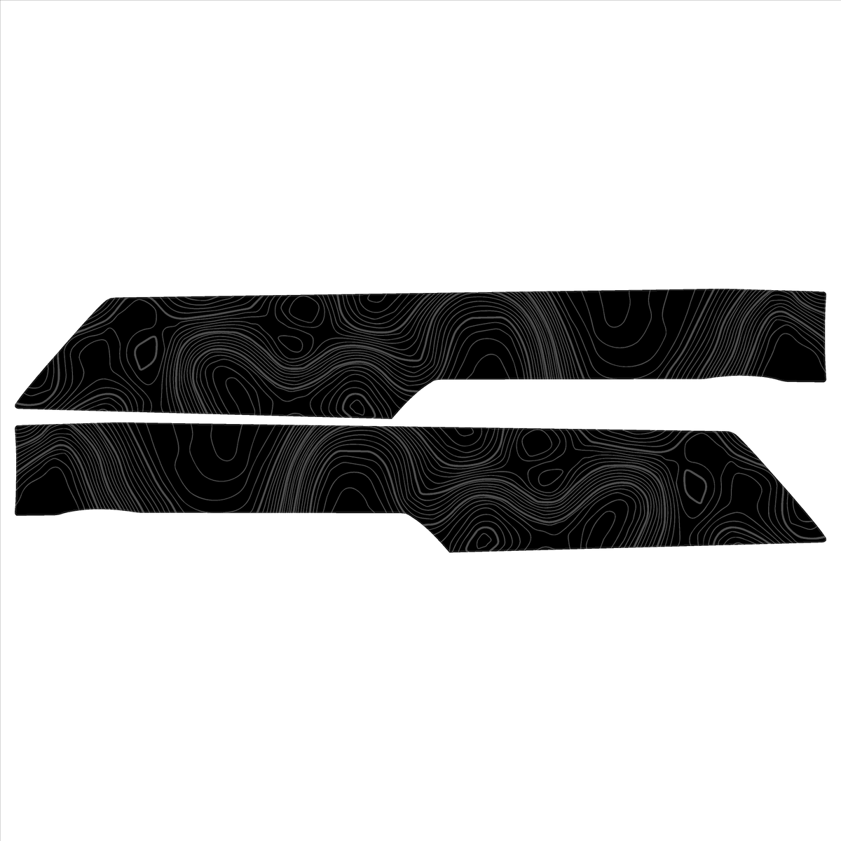 Topo Understeering Panel Overlay (Printed Series) - 2023+ Bronco (Type B)