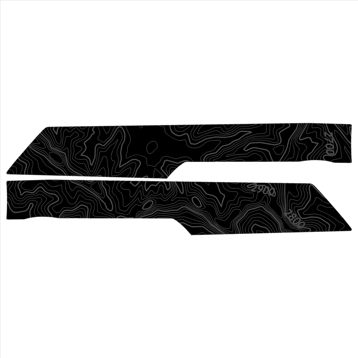 Topo Understeering Panel Overlay (Printed Series) - 2021-2022 Bronco (Type A)