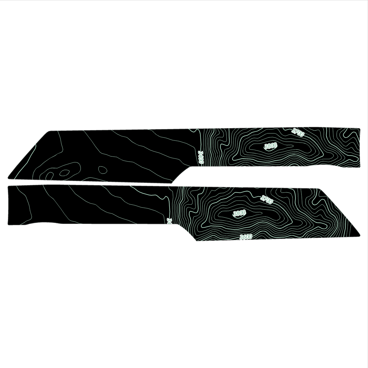 Topo Understeering Panel Overlay (Printed Series) - 2021-2022 Bronco (Type A)