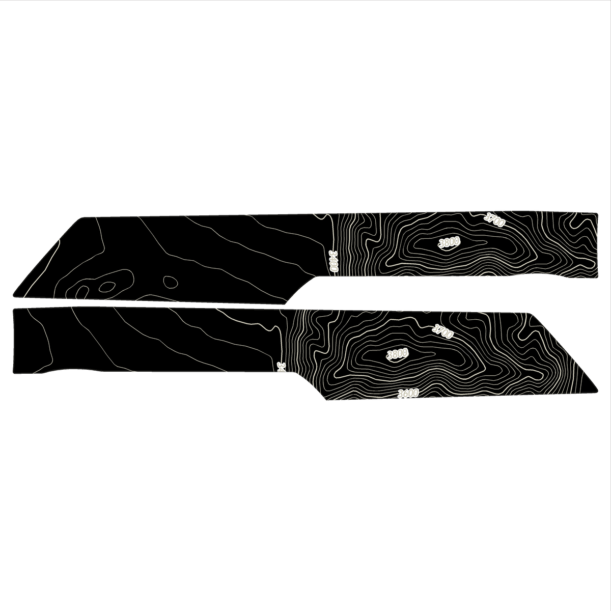 Topo Understeering Panel Overlay (Printed Series) - 2021-2022 Bronco (Type A)