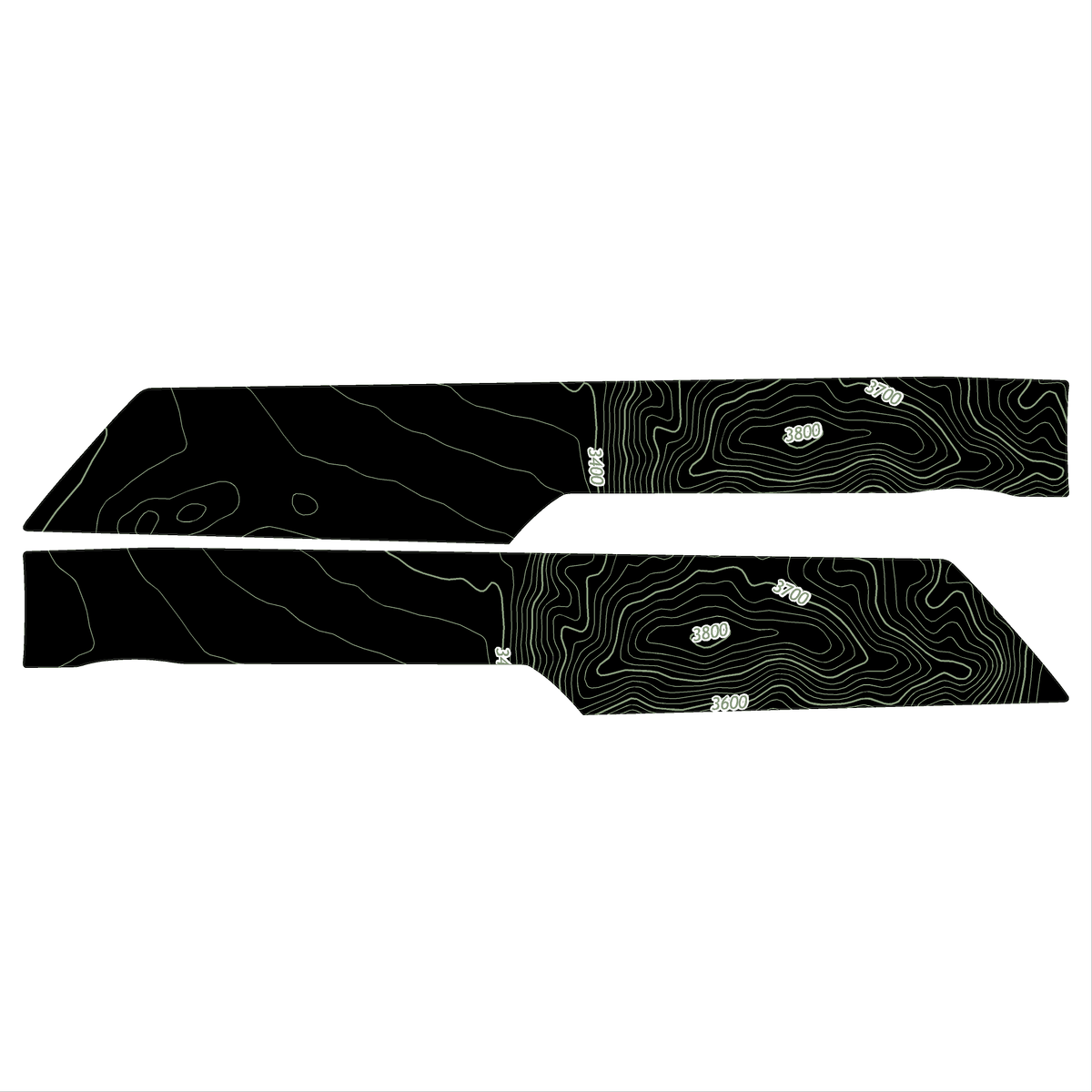 Topo Understeering Panel Overlay (Printed Series) - 2023+ Bronco (Type B)