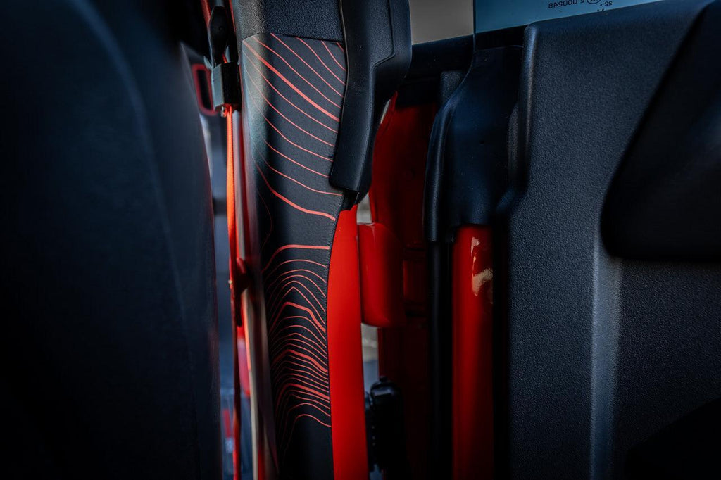 Topo Seatbelt Trim Protector (Printed Series) - 2021+ Bronco 4 Door