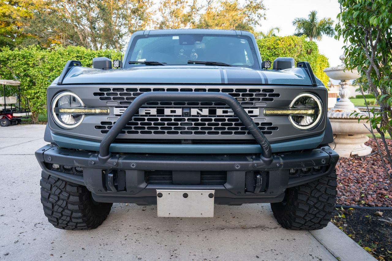 Topo Signature DRL Bar Overlays (Printed Series) - 2021+ Bronco (Signature Headlights)