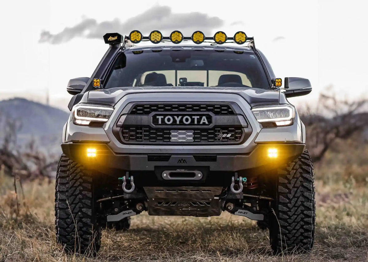 Hi-Lite Overland Toyota Tacoma Front Bumper 3rd Gen (2016-2023) [No Bull Bar]