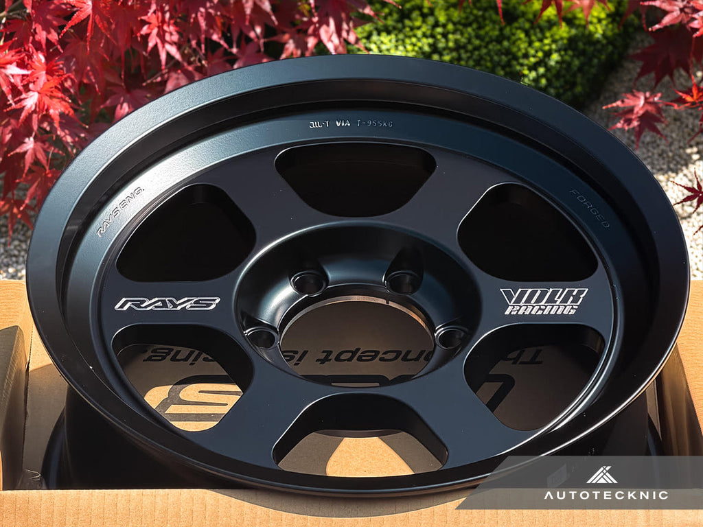 Volk Racing TE37XT Black Shadow LTD 17x8 +20 6x139.7 Matte Translucent Black - 6-Lug Toyota / Lexus Truck (Set of 4)