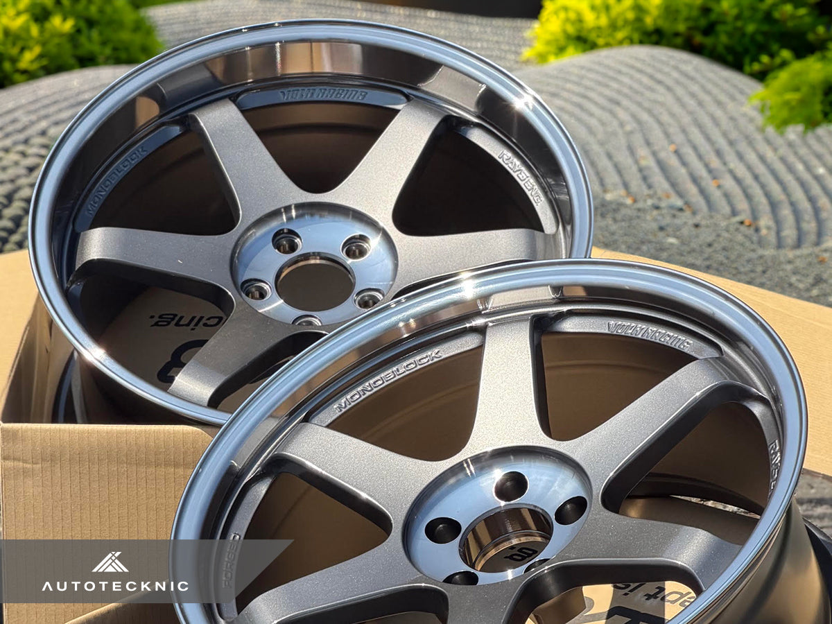 Volk Racing TE37SL 19x9.5 +22 / 19x10.5 +35 5x112 Pressed Graphite - A90 Supra / BMW G2x (Set of 4)