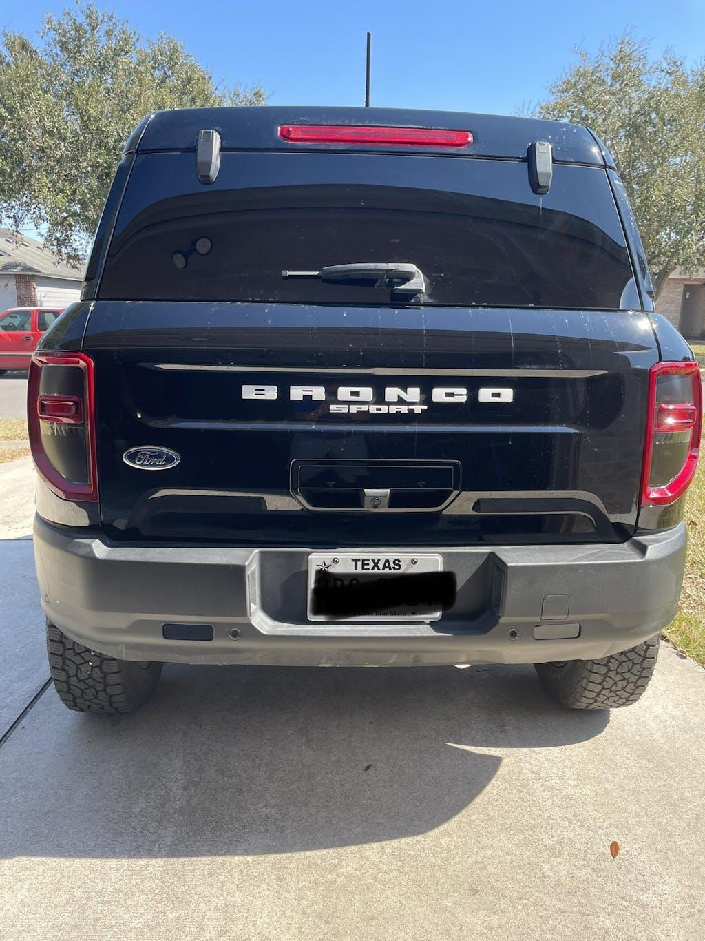 Version 1 Tail Light Overlays - 2021+ Bronco Sport