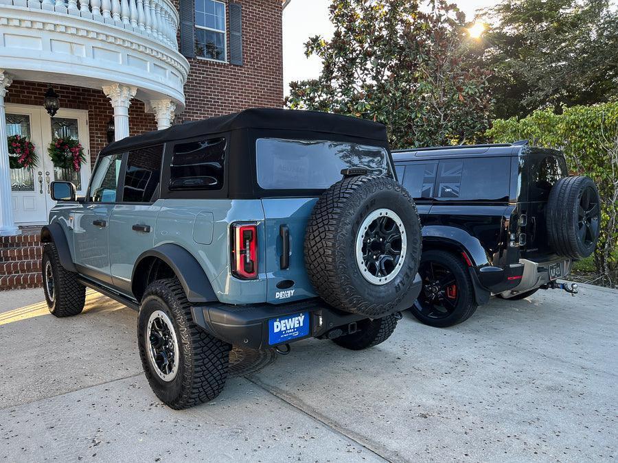 Version 1L Tail Light Overlays - 2021+ Bronco (w/ LED Taillights)