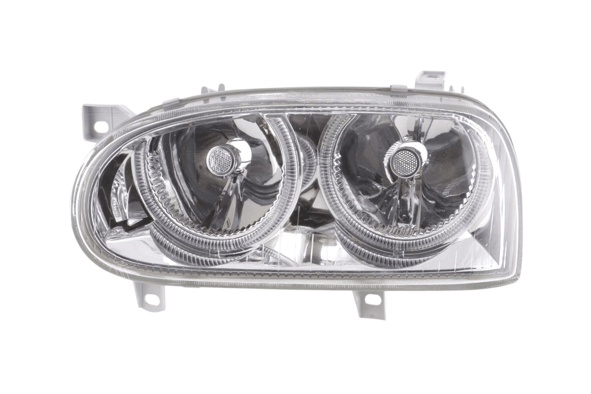 Volkswagen Golf 3 Type 1 HXO, 1 EXO Chrome Angel Eye Headlights (1991-1997)