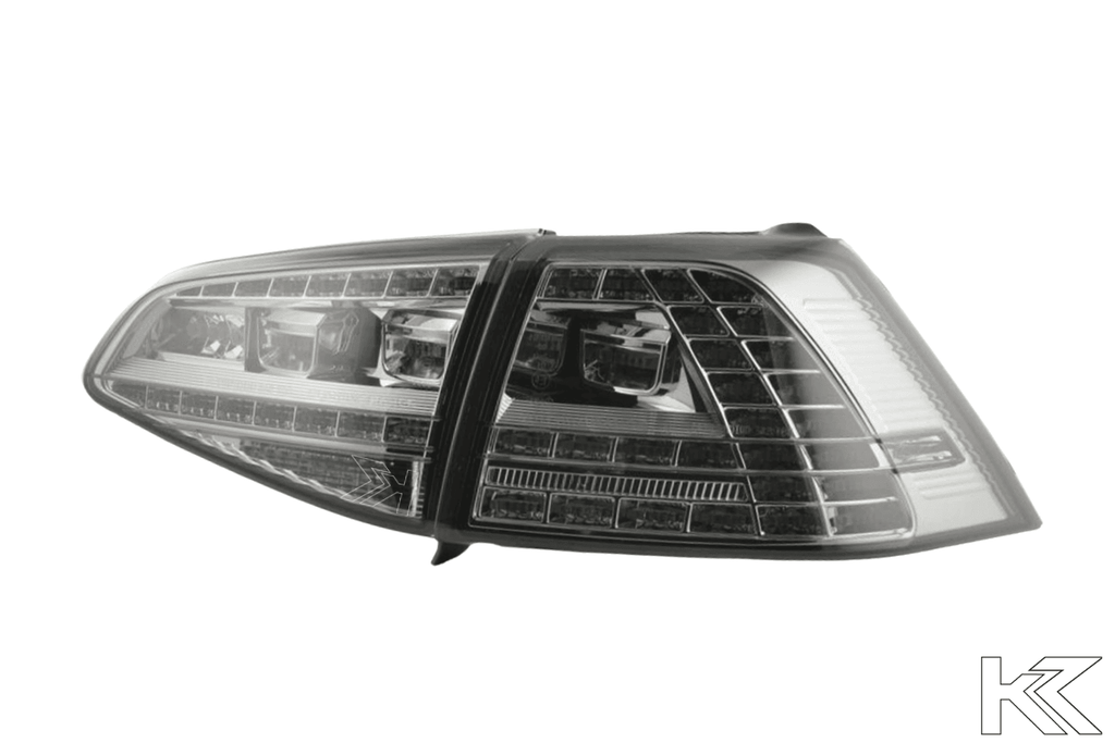 Volkswagen MK7 Golf/GTI/R - Chrome/Smoke LED Tail Lights For Halogen Models (2012-2017)