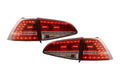 Volkswagen MK7 Golf/GTI/R Red LED Tail Lights (12-17)