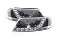 Volkswagen Passat (B5 / 3BG) Chrome LED Headlights with Daytime Running Lights (2000 - 2005)