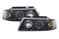 Volkswagen Passat Type 3B 97-00 Black Headlight Set (1997-2000)