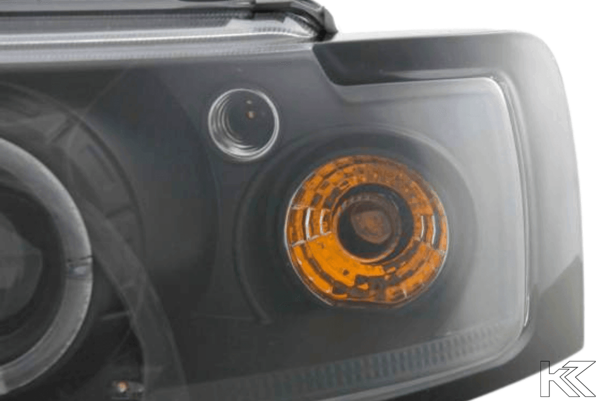 Volkswagen Passat Type 3B 97-00 Black Headlight Set (1997-2000)