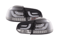 VW Golf Mk6 GTI LED Bar Black Tail Lights V1 LED Indicators (2008-2014)