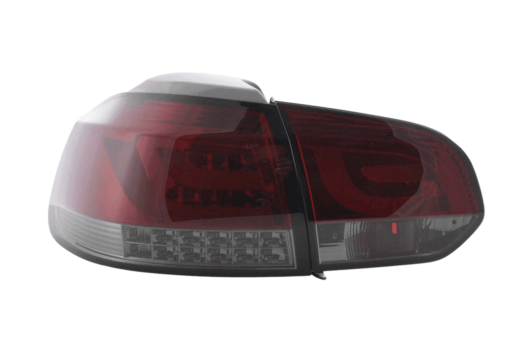 VW Golf Mk6 GTI LED Bar Red/Smoked Tail Lights V1 LED Indicators (2008-2014)