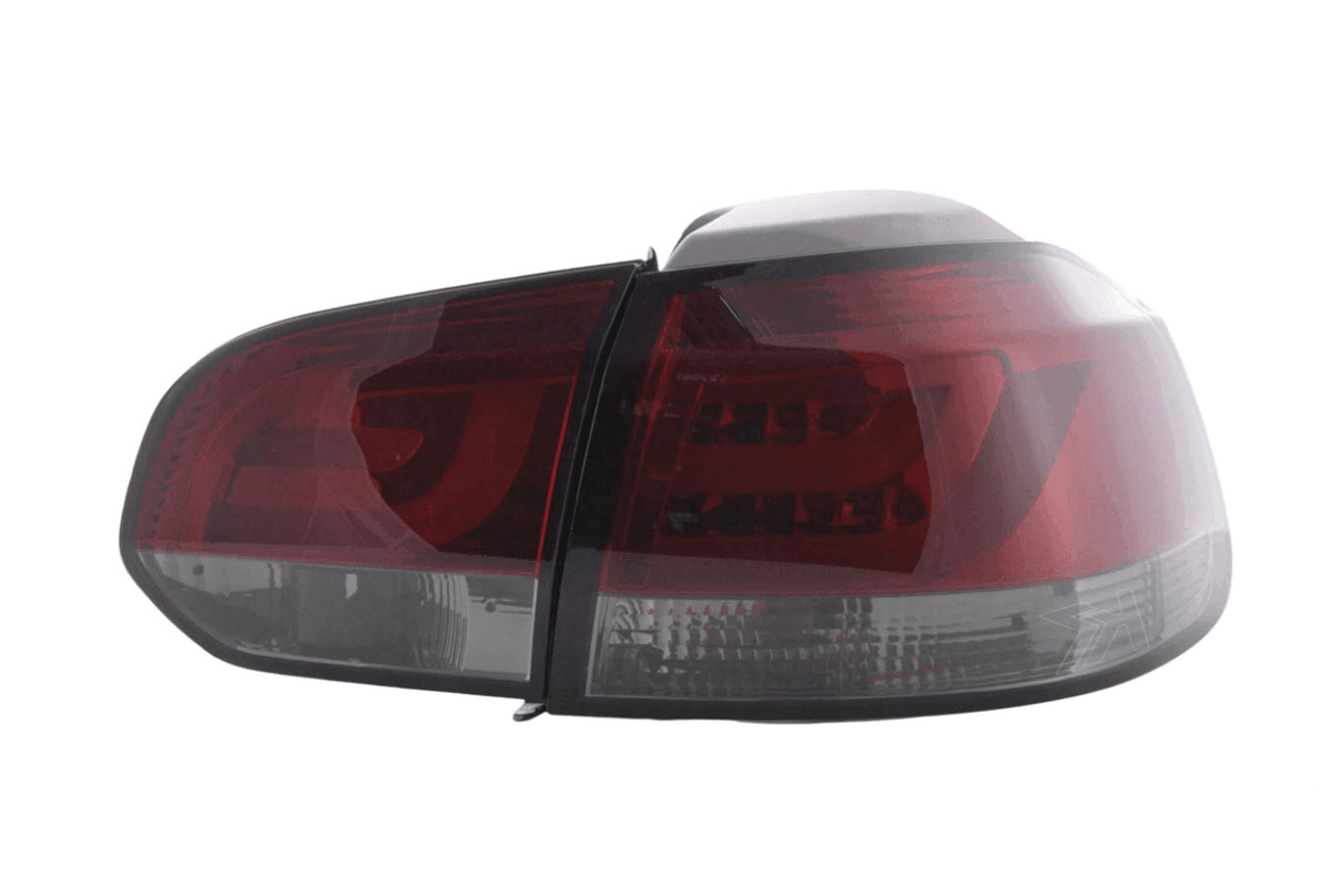 VW Golf Mk6 GTI LED Bar Red/Smoked Tail Lights V1 LED Indicators (2008-2014)