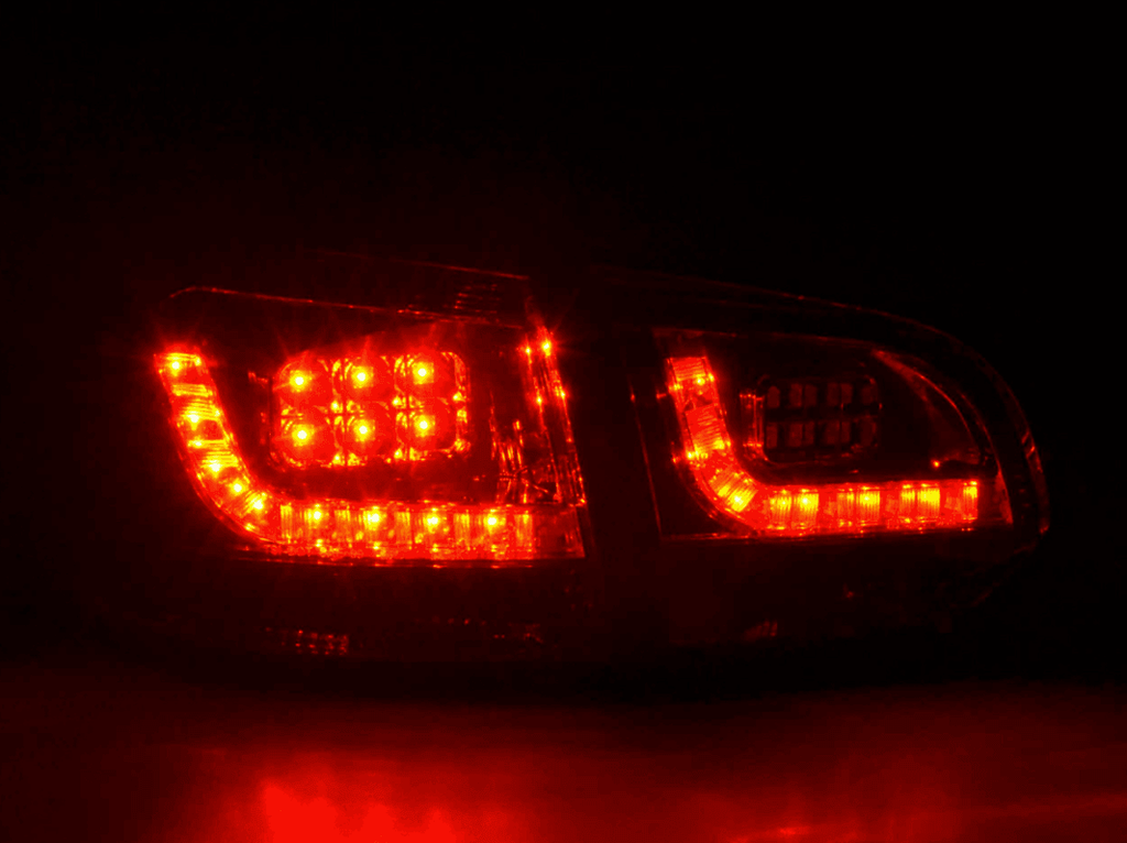 VW Golf Mk6 GTI LED Clear Smoked Tail Lights V2 (2008-2014)